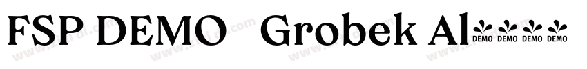 FSP DEMO   Grobek Al字体转换